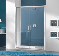 Dušikabiini uks niššile Sanplast TX DD/TX5b 80s, profiil valge, läbipaistev klaas W0 hind ja info | Sanplast Vannitoasisustus | hansapost.ee