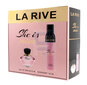 Komplekt La Rive She is Mine: EDP naistele 90 ml + deodorant 150 ml цена и информация | Parfüümid naistele | hansapost.ee