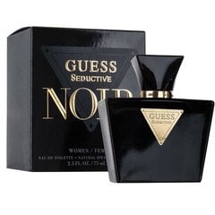 Туалетная вода для женщин Guess Seductive Noir EDT 75 мл цена и информация | Женские духи | hansapost.ee