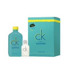 Набор Calvin Klein CK One Summer: EDT 100 мл + миниатюра 15 мл цена и информация | Женские духи | hansapost.ee