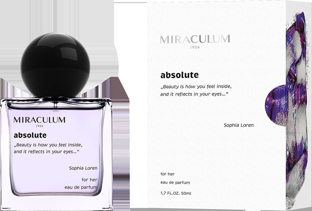 Parfüümvesi Miraculum Absolute EDP, 50 ml цена и информация | Parfüümid naistele | hansapost.ee