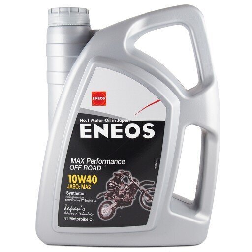 Mootoriõli ENEOS MAX Performance OFF ROAD 10W40 , 4 Ltr hind ja info | Mootorrataste mootoriõlid | hansapost.ee