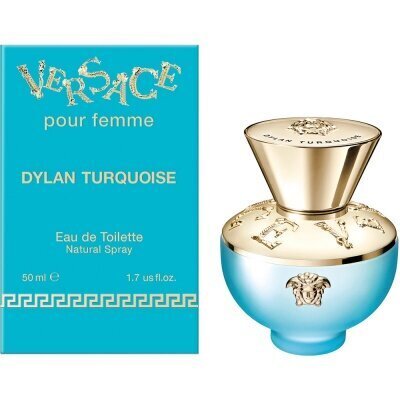 Tualettvesi Versace Dylan Turquoise EDT naistele, 50 ml hind ja info | Parfüümid naistele | hansapost.ee