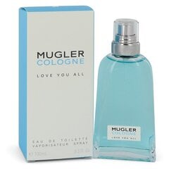 Odekolonn Thierry Mugler Love You All EDC naistele/meestele, 100 ml hind ja info | Parfüümid naistele | hansapost.ee