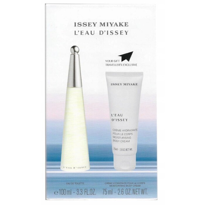 Komplekt Issey Miyake L'Eau D'Issey naistele: parfüümvesi EDT, 100 ml + kehakreem 75 ml цена и информация | Parfüümid naistele | hansapost.ee