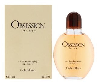 Calvin Klein Obsession For Men EDT, meestele, 125 ml цена и информация | Parfüümid meestele | hansapost.ee