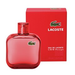 Tualettvesi Lacoste Eau de Lacoste L.12.12 Rouge EDT meestele 100 ml цена и информация | Мужские духи | hansapost.ee