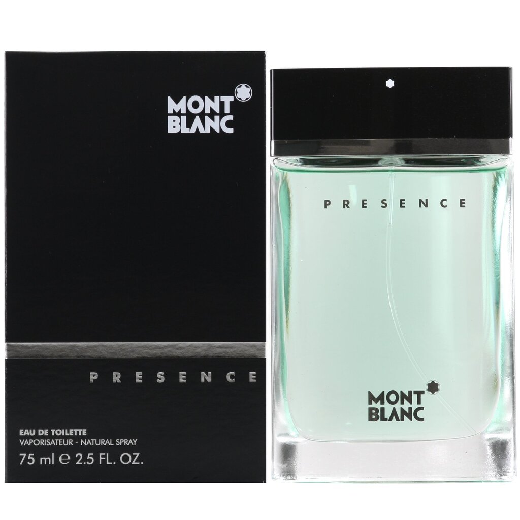 Mont Blanc Presence EDT meestele 75 ml hind ja info | Parfüümid meestele | hansapost.ee