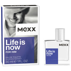 Туалетная вода Mexx Life Is Now For Him EDT для мужчин, 30 мл цена и информация | Духи для Него | hansapost.ee