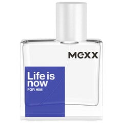 Туалетная вода Mexx Life Is Now For Him EDT для мужчин, 30 мл цена и информация | Мужские духи | hansapost.ee