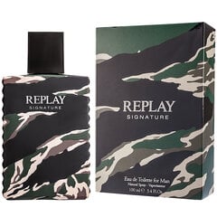 Replay Signature EDT meestele 100 ml hind ja info | Replay Parfüümid, lõhnad ja kosmeetika | hansapost.ee