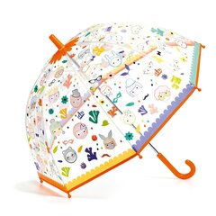 Зонтик меняющий цвет Djeco Лица, DD04709 цена и информация | Аксессуары для детей | hansapost.ee