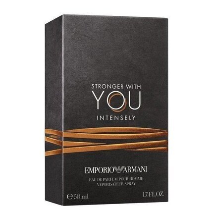 Parfüümvesi Emporio Armani Stronger With You Intensely EDP meestele 50 ml цена и информация | Parfüümid meestele | hansapost.ee