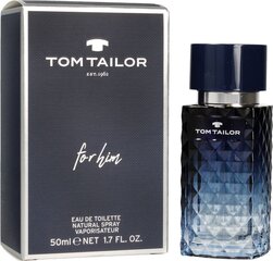 Tualettvesi Tom Tailor For Him EDT meestele 50 ml hind ja info | Parfüümid meestele | hansapost.ee