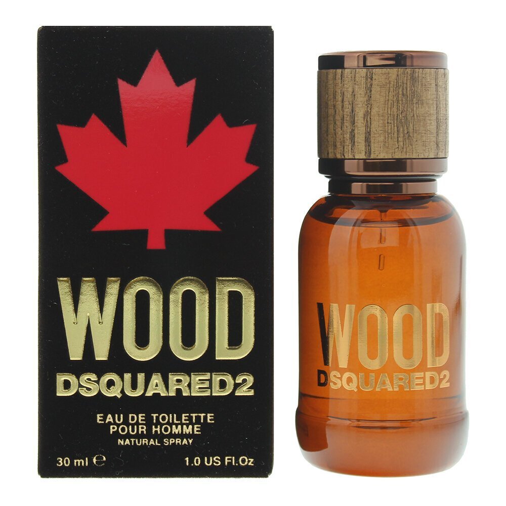 Tualettvesi Dsquared2 Wood EDT meestele 30 ml цена и информация | Parfüümid meestele | hansapost.ee