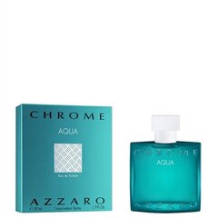 Tualettvesi Azzaro Chrome Aqua EDT meestele 50 ml hind ja info | Parfüümid meestele | hansapost.ee