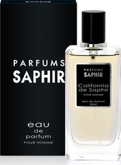 Parfüümvesi Saphir California Pour Homme EDP meestele 50 ml hind ja info | Parfüümid meestele | hansapost.ee