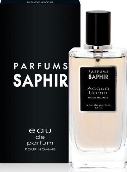 Parfüümvesi Saphir Acqua Uomon EDP meestele 50 ml цена и информация | Parfüümid meestele | hansapost.ee