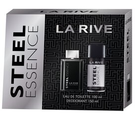 Komplekt La Rive Steel Essence: EDT meestele 100 ml + deodorant 150 ml цена и информация | Мужские духи | hansapost.ee