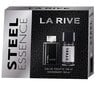 Komplekt La Rive Steel Essence: EDT meestele 100 ml + deodorant 150 ml цена и информация | Parfüümid meestele | hansapost.ee