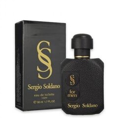 Tualettvesi Sergio Soldano Black EDT meestele 50 ml hind ja info | Parfüümid meestele | hansapost.ee