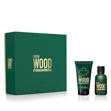 Набор для мужчин Dsquared2 Green Wood: туалетная вода EDT, 30 мл + гель для душа, 50 мл цена и информация | Мужские духи | hansapost.ee