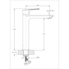 Valamusegisti B153-1B price and information | Vannitoa segistid | hansapost.ee