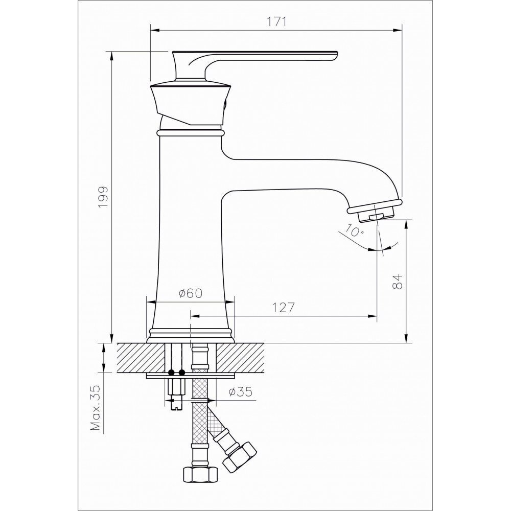 Valamusegisti B181-1 hind ja info | Vannitoa segistid | hansapost.ee