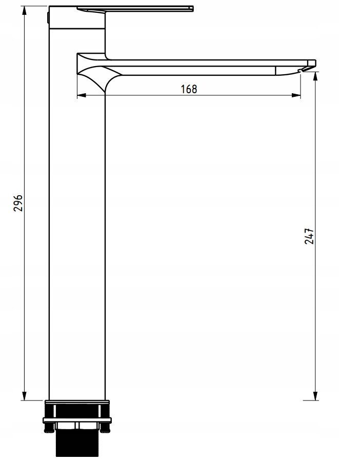 Mexen valamusegisti Zero high, chrome hind ja info | Vannitoa segistid | hansapost.ee