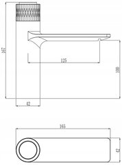 Mexen valamusegisti Zero+ low, black hind ja info | Vannitoa segistid | hansapost.ee