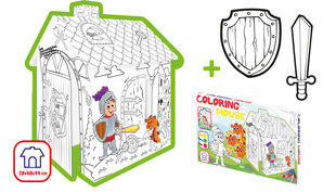 Кукольный домик-раскраска Mochtoys Knight 11123 цена и информация | Детские домики | hansapost.ee