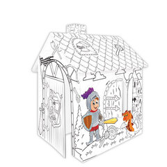Кукольный домик-раскраска Mochtoys Knight 11123 цена и информация | Детские домики | hansapost.ee