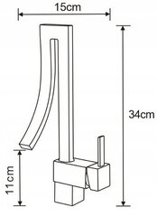 Mexen кран на раковину Elbrus, gold цена и информация | Смесители | hansapost.ee