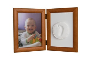 Рамка с глиной набор Baby HandPrint, коричневый цена и информация | Отпечатки для младенцев | hansapost.ee