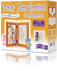 Рамка с глиной набор Baby HandPrint, коричневый цена и информация | Baby HandPrint Товары для младенцев | hansapost.ee
