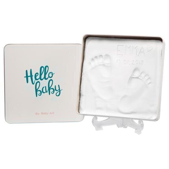 Karp koos beebi jäljega Baby Art Magic Box Essentials цена и информация | Beebide käe- ja jalatemplid ning käejäljendid | hansapost.ee