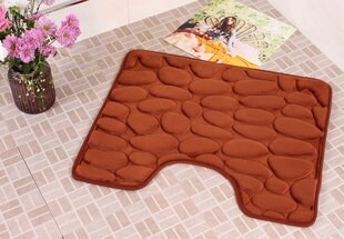 Коврик Memory foam "Benedomo" Coffee, 50x60 cм цена и информация | Аксессуары для ванной комнаты | hansapost.ee