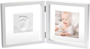 Kaheosaline raam savikomplektiga Baby Art Baby Style hind ja info | Beebide käe- ja jalatemplid ning käejäljendid | hansapost.ee