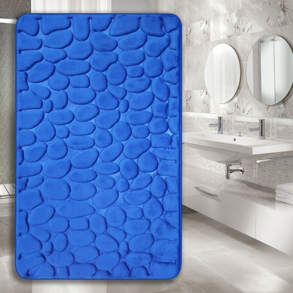 Vaip Memory foam Benedomo Deep blue, 60x100 cm цена и информация | Vannitoa aksessuaarid | hansapost.ee