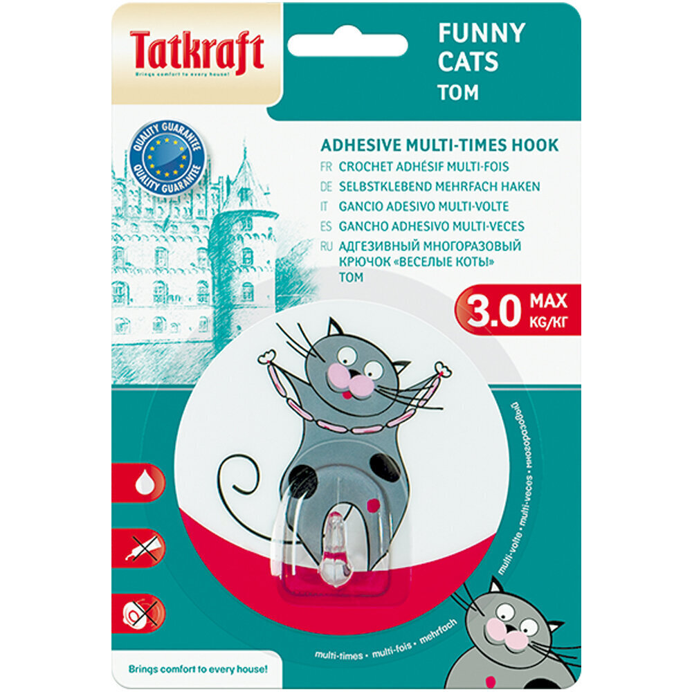 Vannikonks Tatkraft Funny Cats hind ja info | Vannitoa aksessuaarid | hansapost.ee