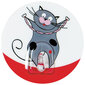 Vannikonks Tatkraft Funny Cats цена и информация | Vannitoa aksessuaarid | hansapost.ee