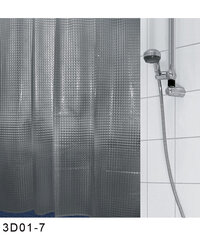 Высококачественный EVA 3D голографический занавес для ванны "Benedomo с цветами" цена и информация | Аксессуары для ванной комнаты | hansapost.ee