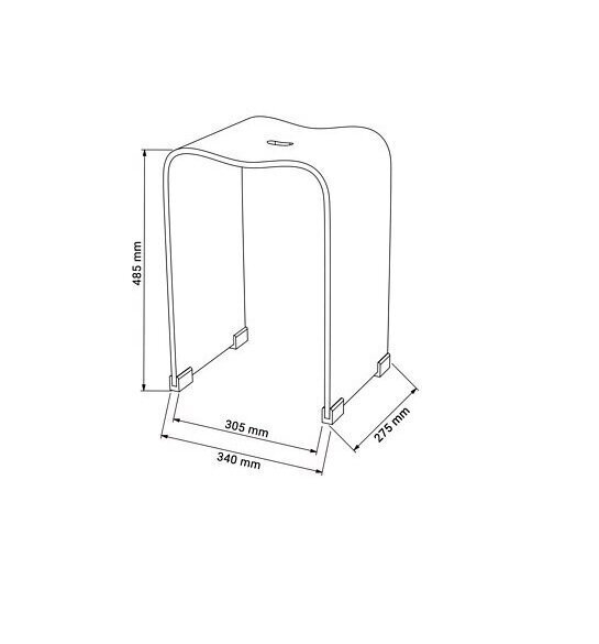 Vannitool Q-Bath Modern Look hind ja info | Vannitoa aksessuaarid | hansapost.ee