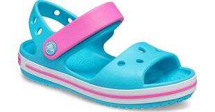 Crocs™ laste sandaalid CROCBAND, sinine-roosa цена и информация | Детские сандали | hansapost.ee
