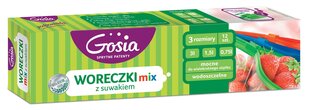 Säilituskotid Gosia Zipper mix, 12 tk hind ja info | Hoidistamine | hansapost.ee