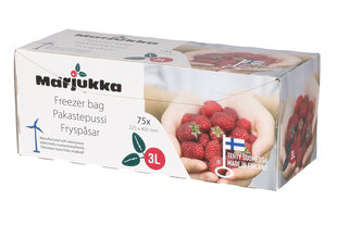 Пакеты для заморозки продуктов Marjukka, 75 шт цена и информация | Посуда и принадлежности для консервирования | hansapost.ee