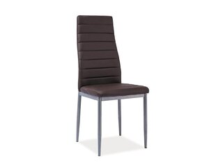 4 tooli komplekt H261 Bis Alu, pruun hind ja info | Signal Meble Köögimööbel | hansapost.ee