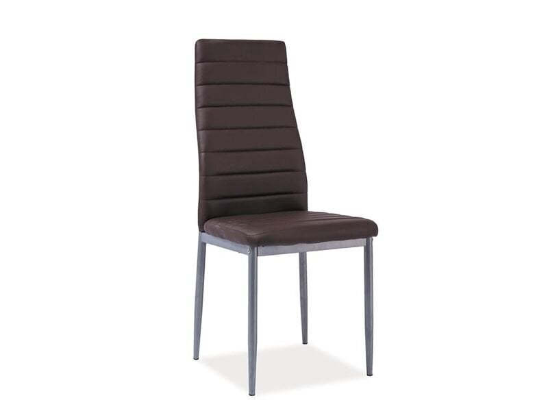 4 tooli komplekt H261 Bis Alu, pruun цена и информация | Köögitoolid, söögitoolid | hansapost.ee