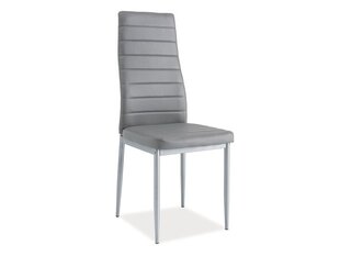 4 tooli komplekt H261 Bis Alu, hall hind ja info | Köögitoolid, söögitoolid | hansapost.ee