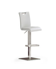 Барный-полубарный стул Bardo 3, искусственная кожа, белый цена и информация | Стулья для кухни и столовой | hansapost.ee